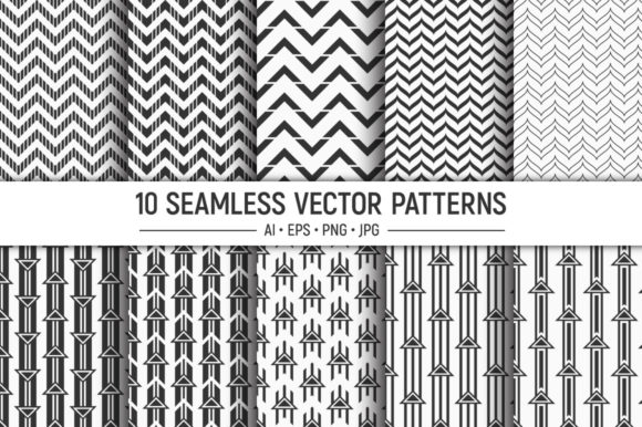 10 Seamless Arrows Patterns