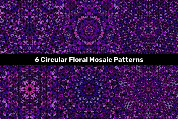 6 Purple Floral Mosaic Patterns: A Practical Guide for Designers and Creators