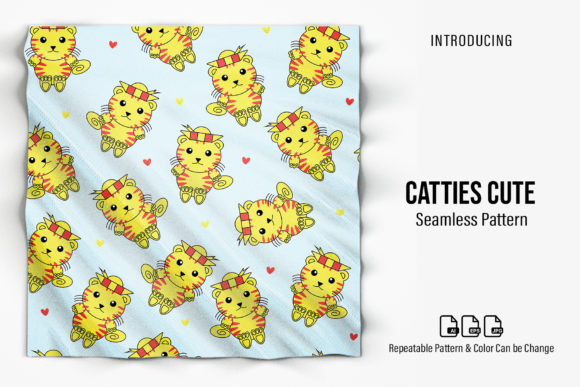Catties Cute Patterns: A Versatile Digital Paper Set for Everyday Creativity