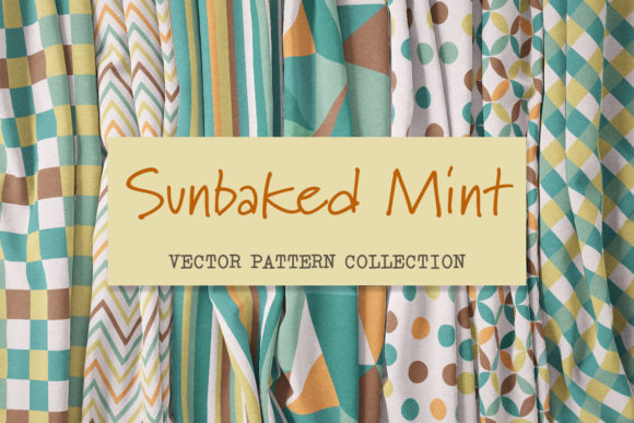 Elevating Visual Identity: The Strategic Value of the SUNBAKED MINT Seamless Pattern Collection