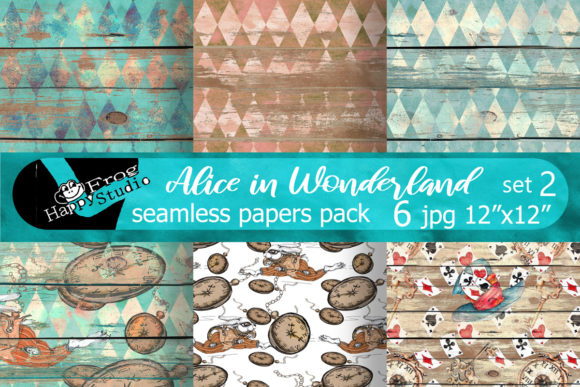 Exploring the Craft and Versatility of Alice in Wonderland Seamless Patterns