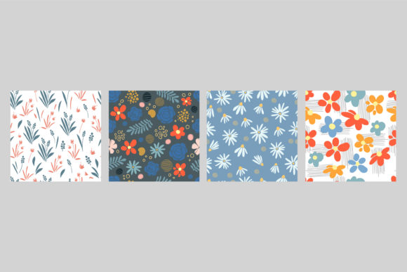 Floral Seamless Patterns. Vector Design: A Versatile Tool for Modern Creatives