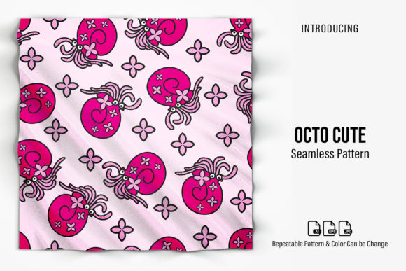 Octo Cute Patterns: A Designer’s Go-To Digital Set