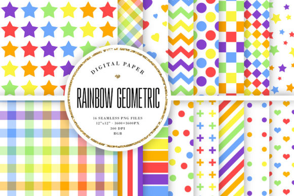 Rainbow Geometric Seamless Patterns: A Practical Guide for Designers and Creators