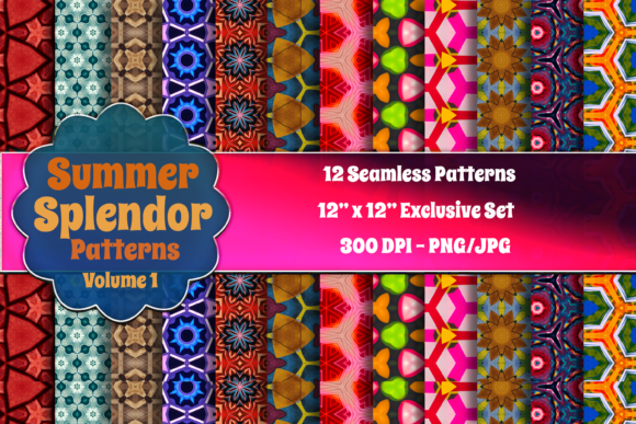Summer Splendor Seamless Patterns for Designers