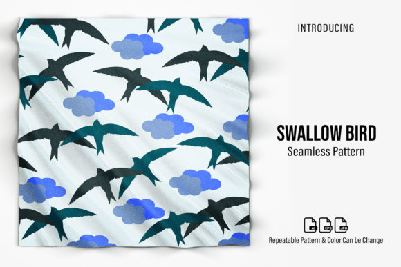 Swallow Bird Patterns: A Versatile Digital Asset for Modern Creators